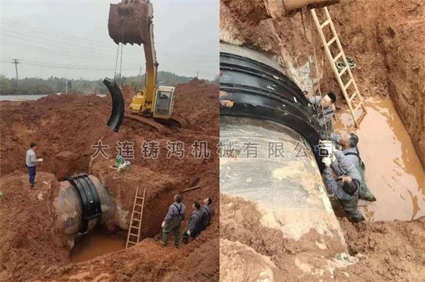 福建DN2200承插口修復(fù)實例